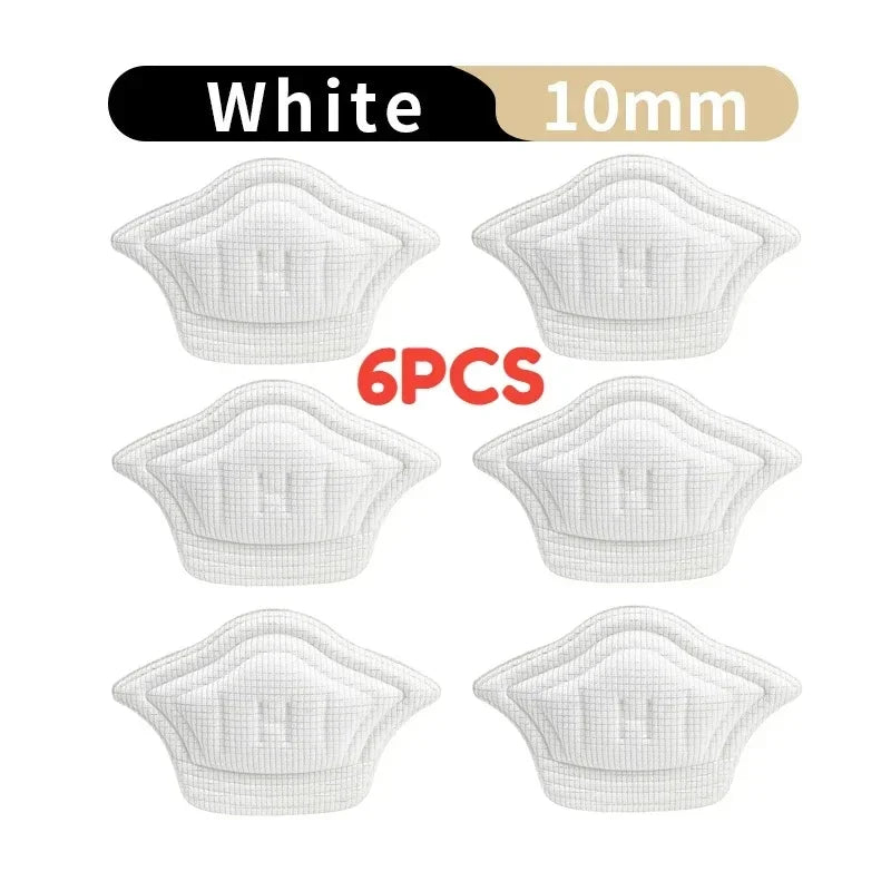 6Pcs Heel Insoles for Feet Patch Heel Pads for Sports Shoes Adjustable Size Non-slip Shoe Pad Heel Protector Back Sticker